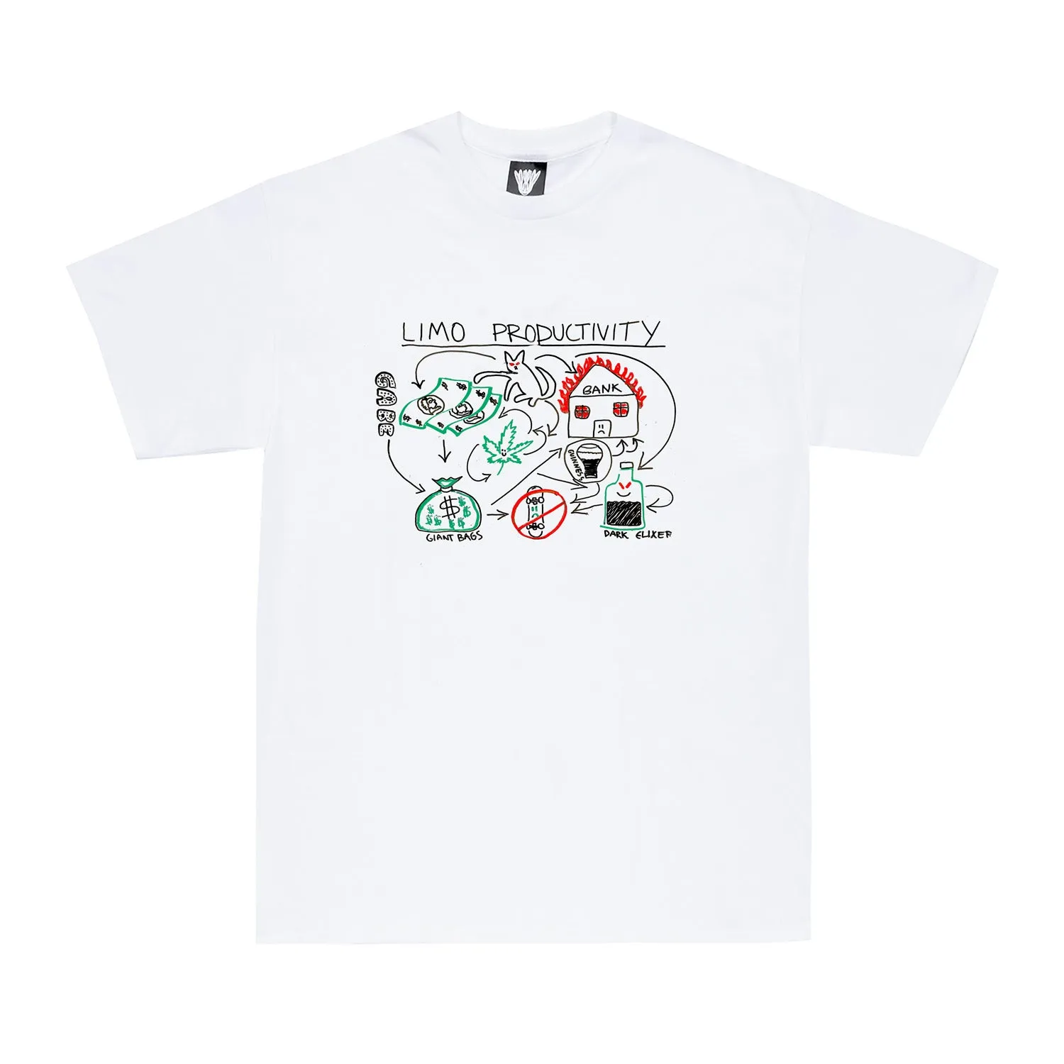 Limosine Productivity Tee (White)