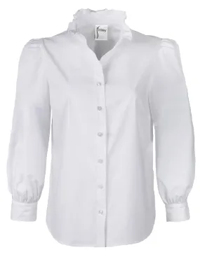 Long Sleeve Mystie Shirt Solid Silky Poplin