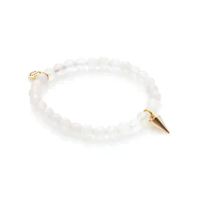 Love Hate / Bracelet / Rose Quartz   Gold