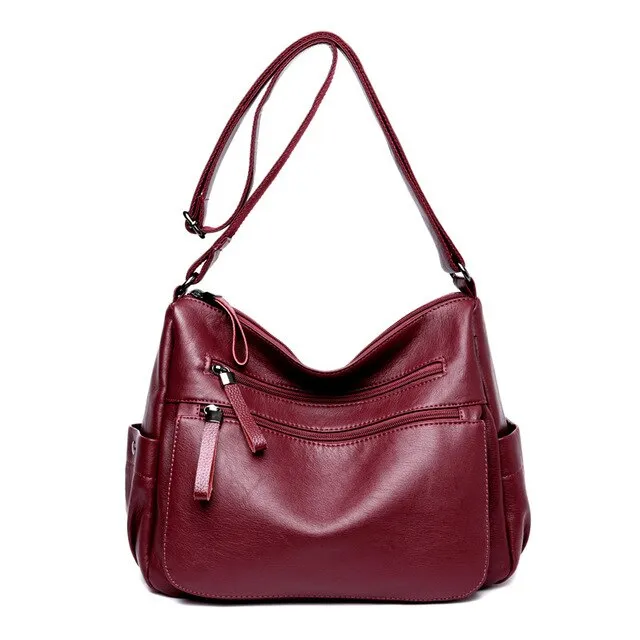 Luxury Designer Leather Crossbody Bag and Handbag