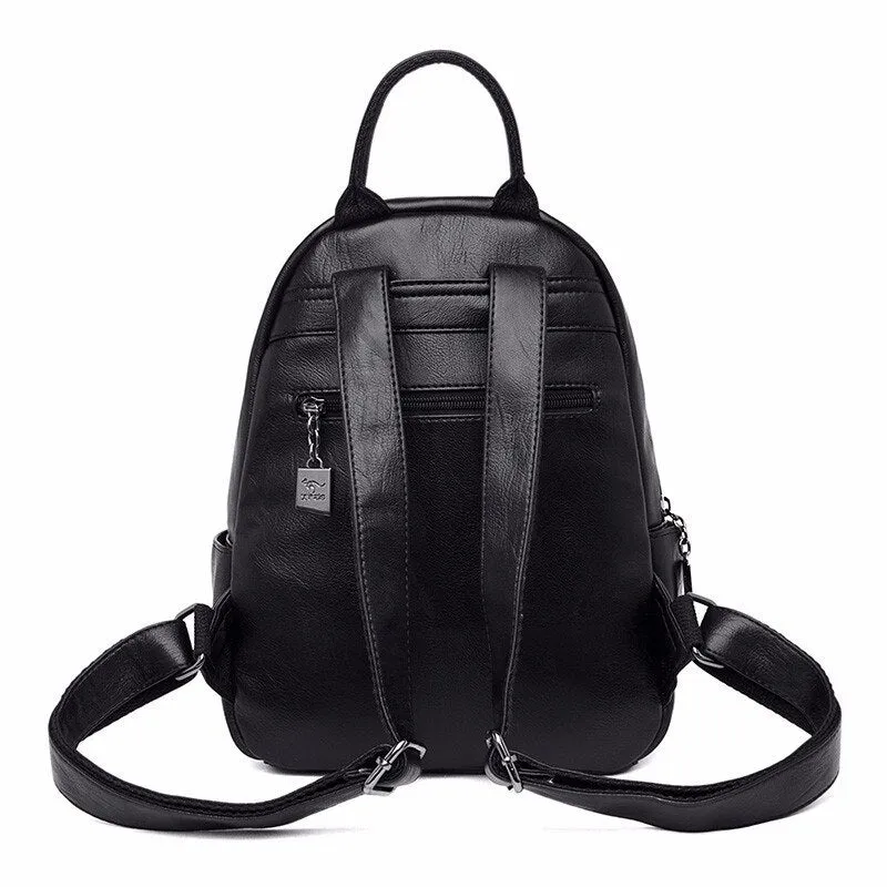 Luxury Designer Leather Rucksack and Travel Backpack