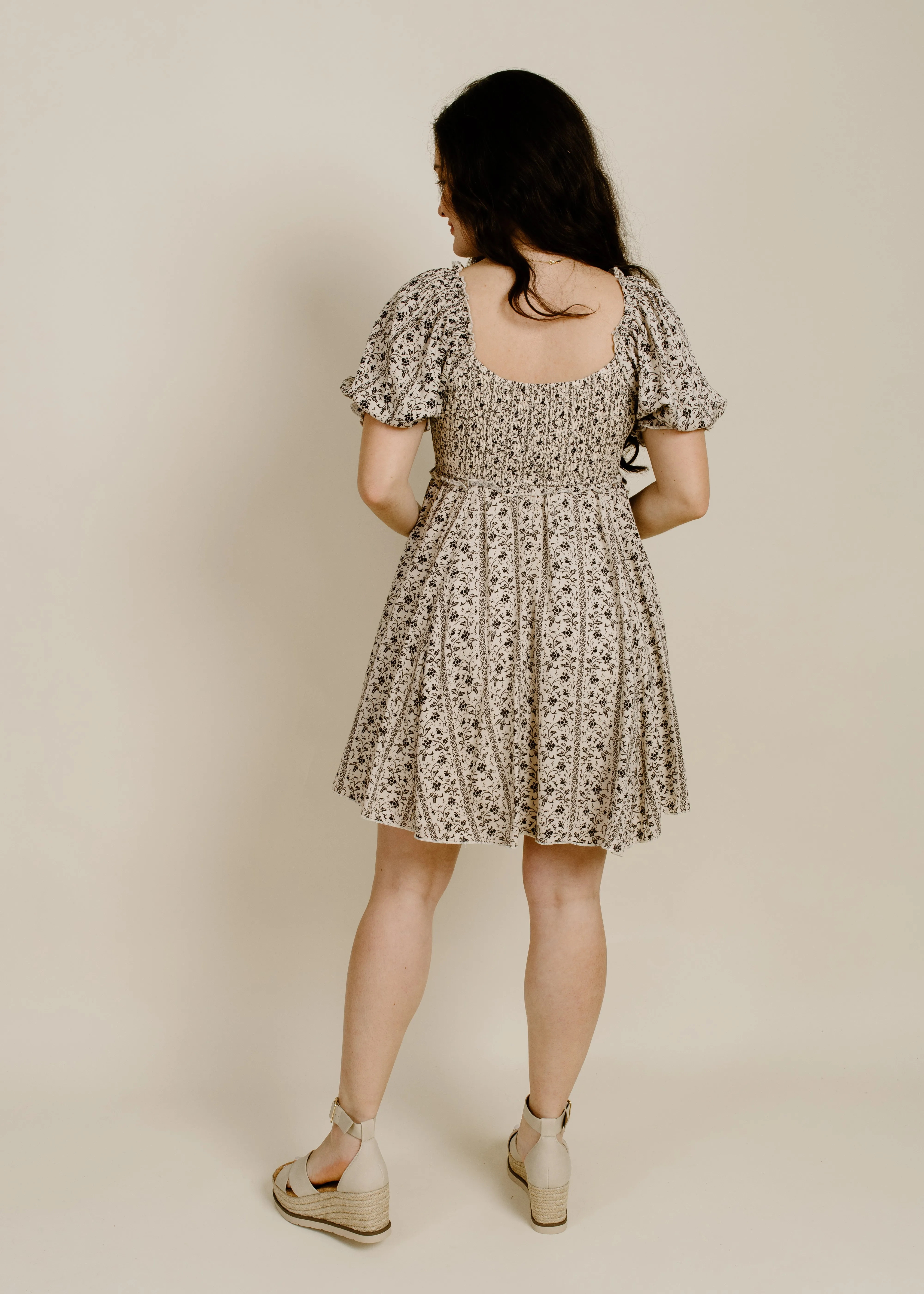 Maggie Mini Dress - Cream