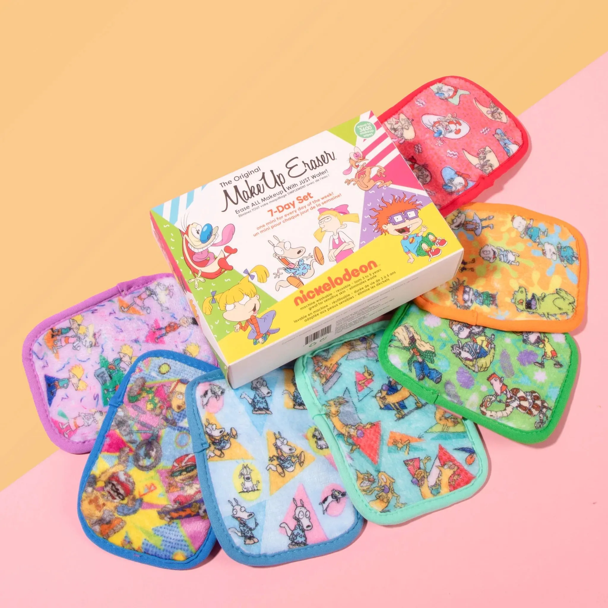 Makeup Eraser 90's Nickelodeon 7 Day Set