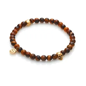 Men's Edit / Two Faced / Bracelet / Tigers Eye   Gold