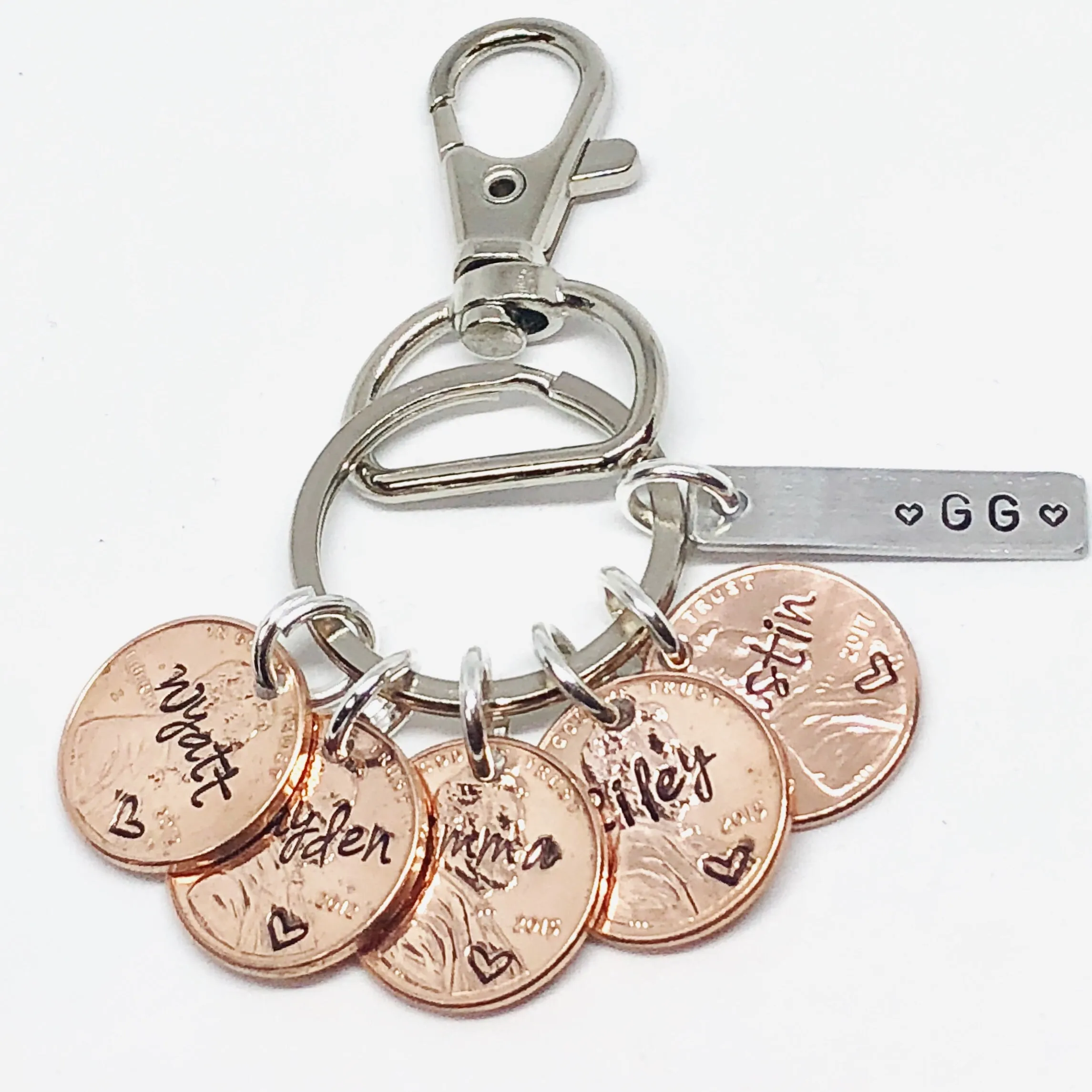 Mother’s Day Keychain, Penny Keychain, Personalized For Mom