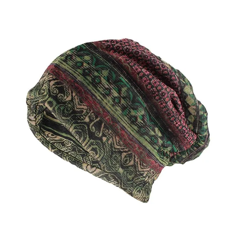 Multicolored Washed-out Floral Beanie, Skullie or Scarf