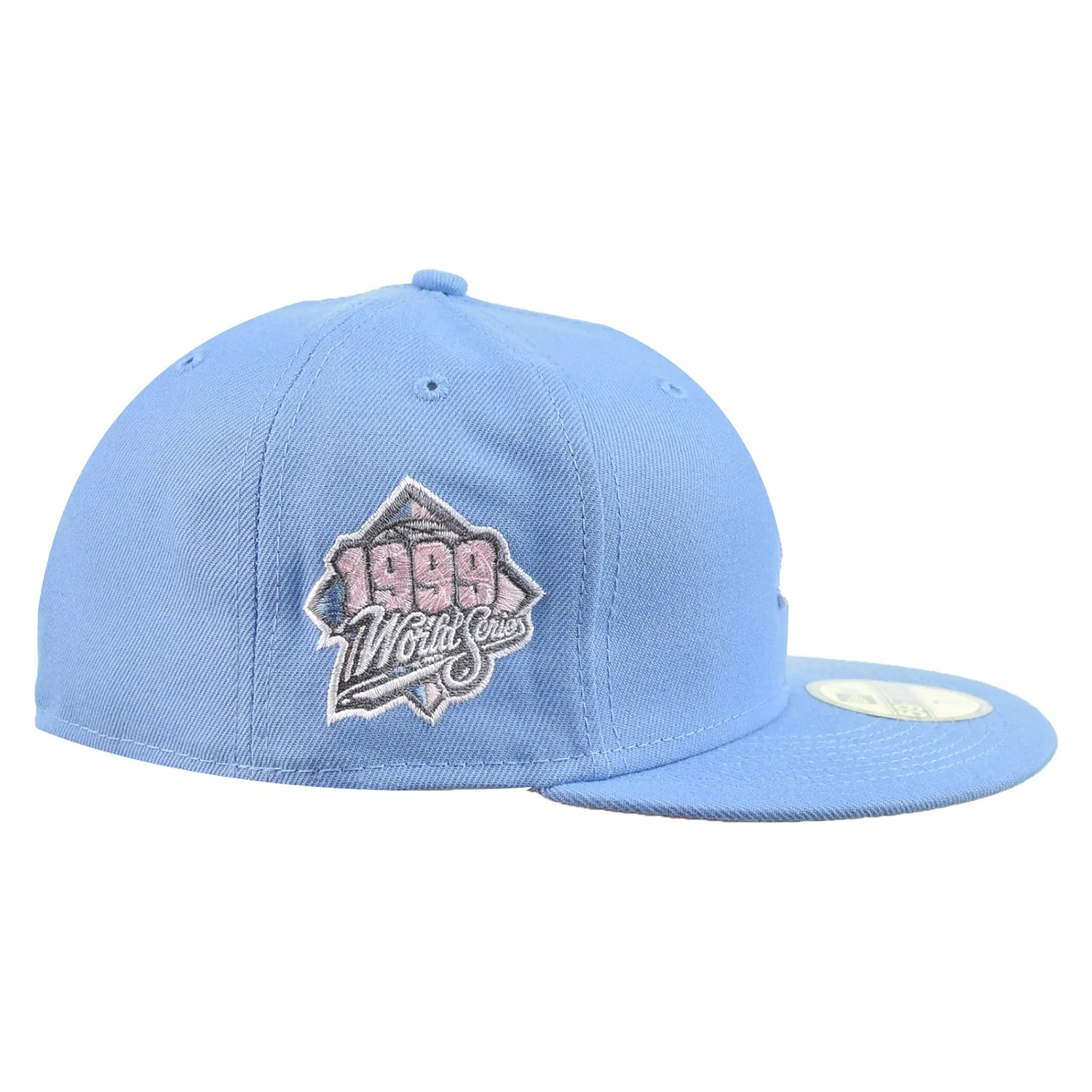 New Era New York Yankees 1999 World Series 59Fifty Men's Fitted Hat Blue-Pink