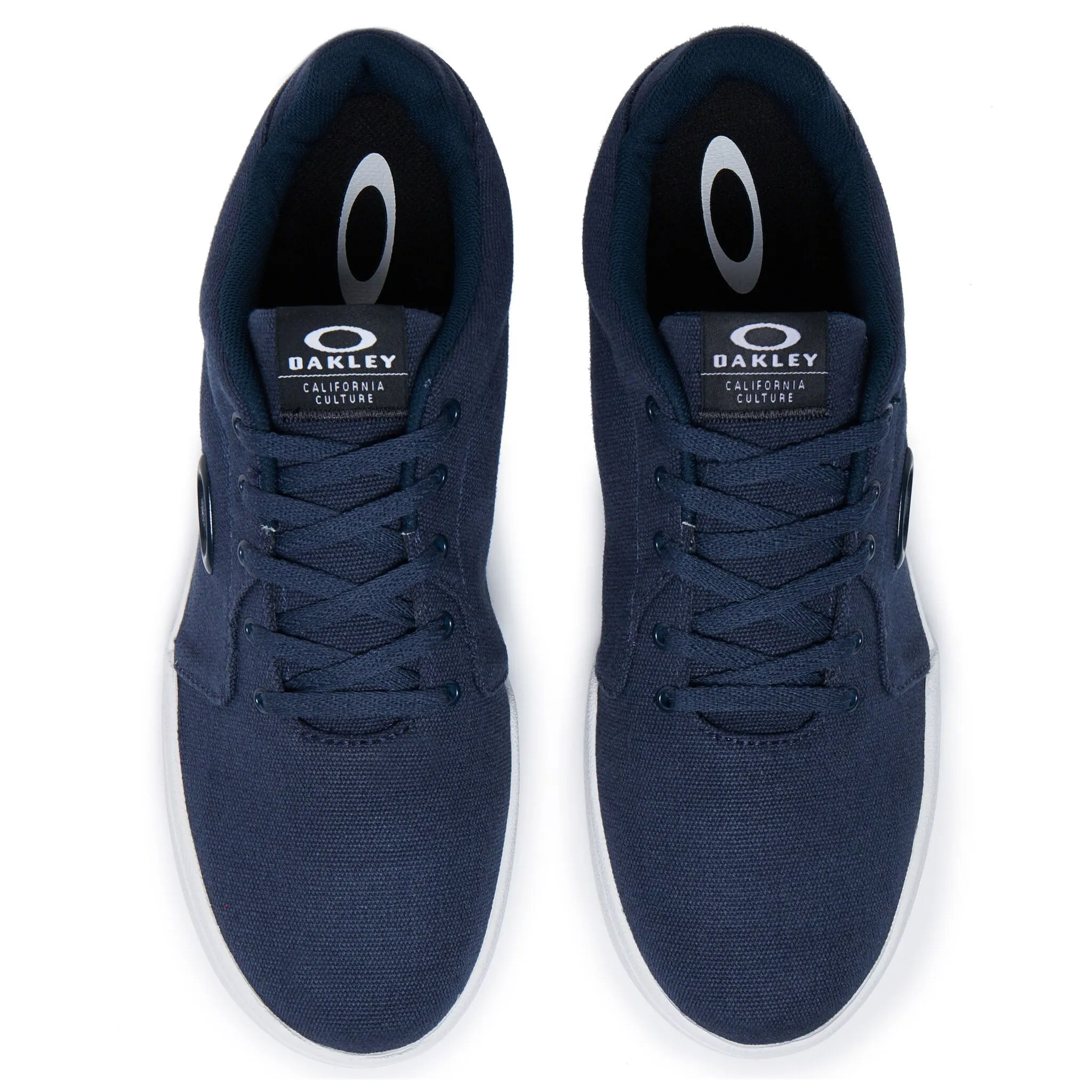 Oakley Flyer Lace-Up Blue Canvas Mens Plimsolls 13551 609