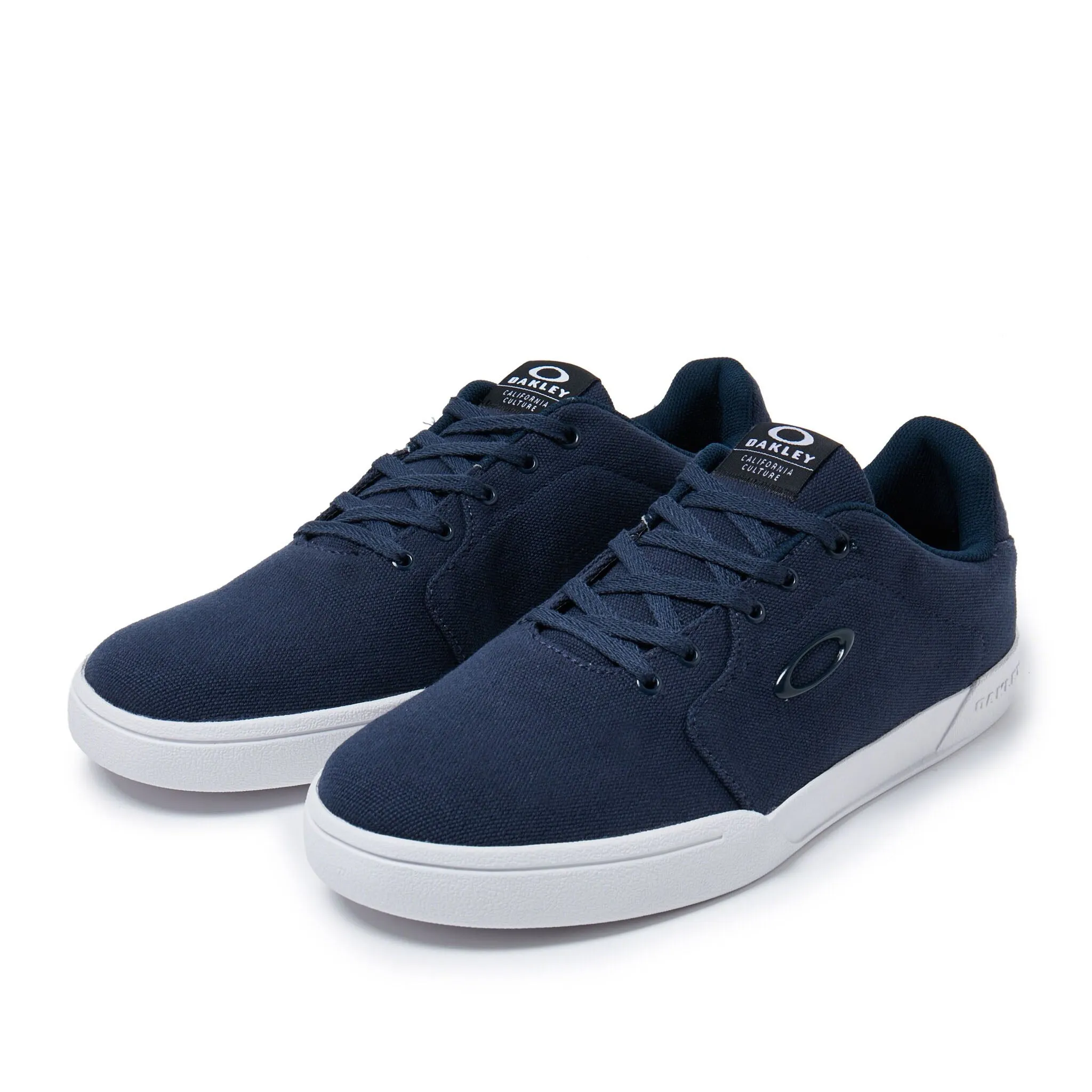 Oakley Flyer Lace-Up Blue Canvas Mens Plimsolls 13551 609