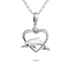 Ocean Lovers Heart Pendant