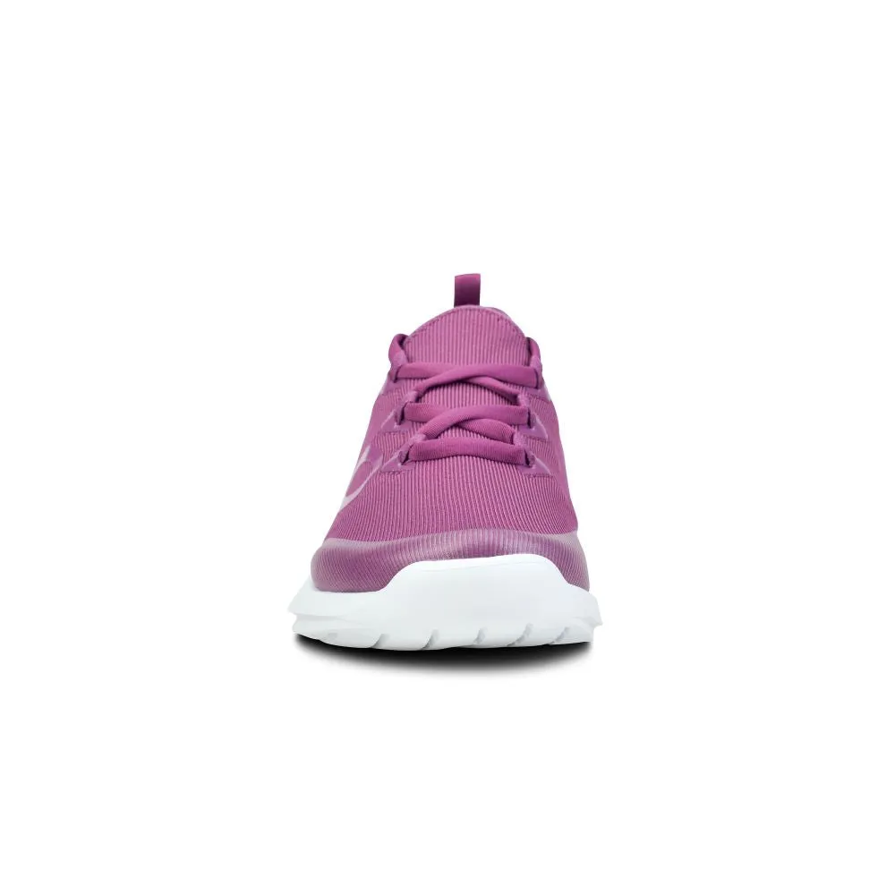 'OOFOS' Women's OOmg Sport LS-Low Shoe - White / Plum