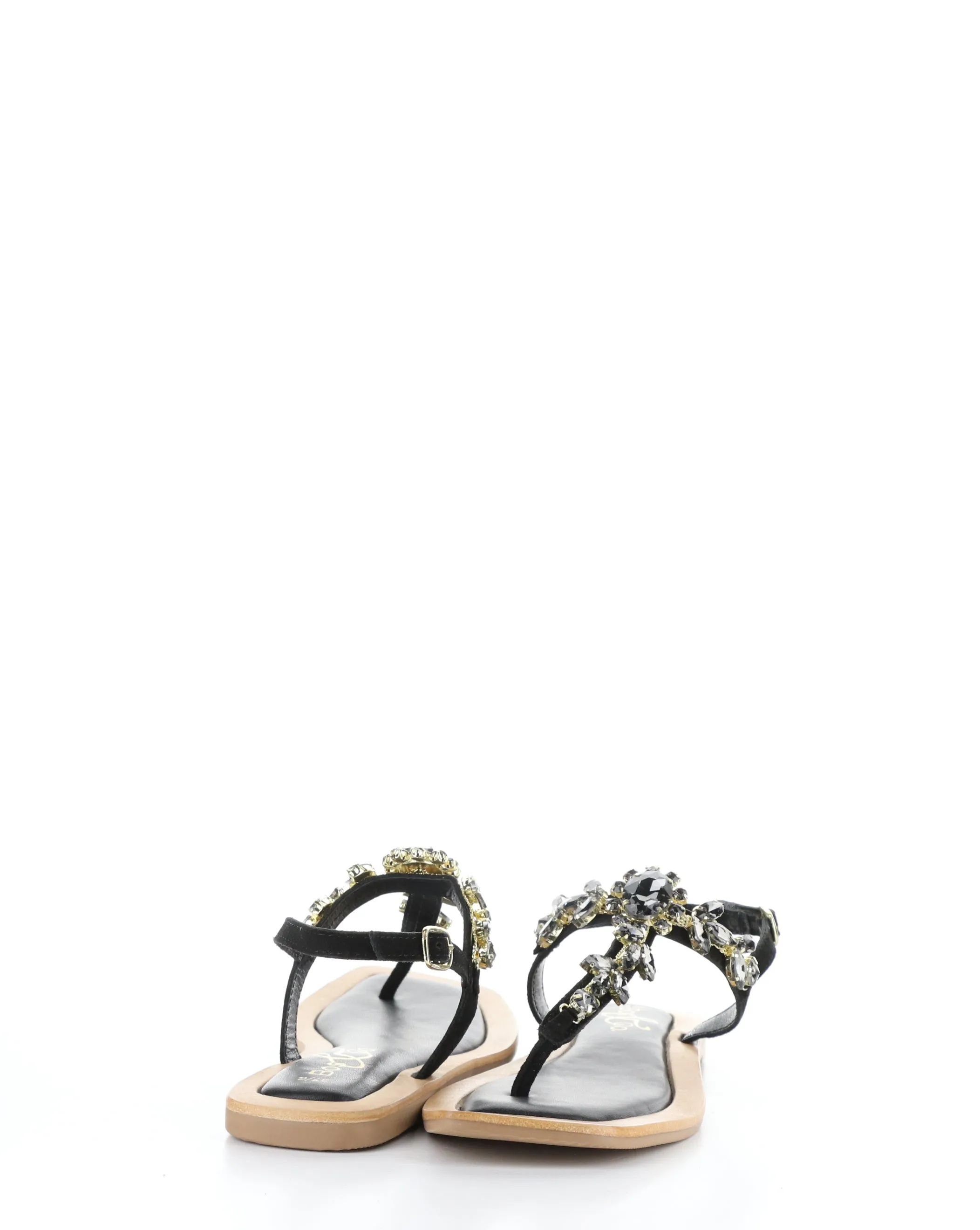 OTU BLACK/SMOKE Buckle Sandals