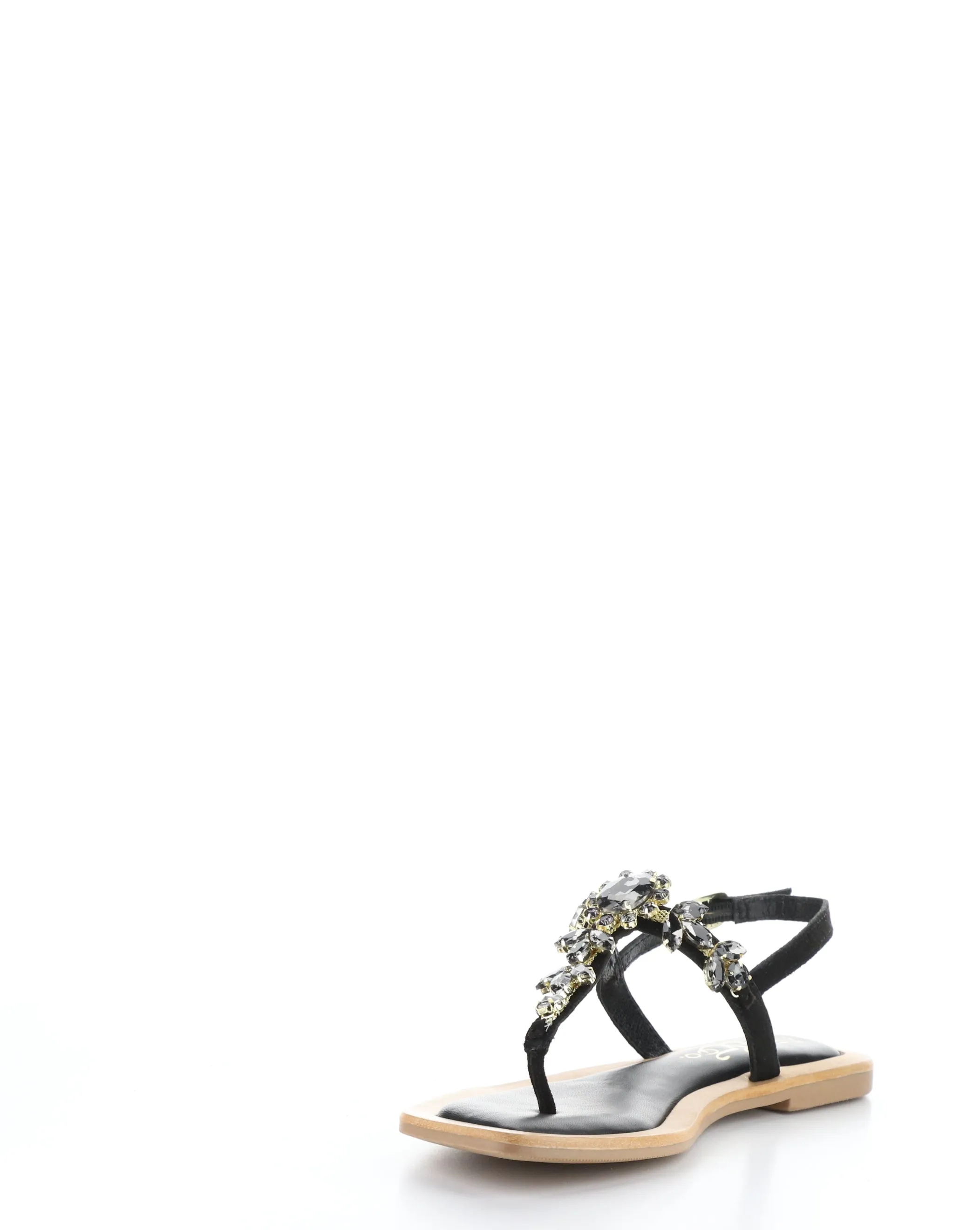 OTU BLACK/SMOKE Buckle Sandals