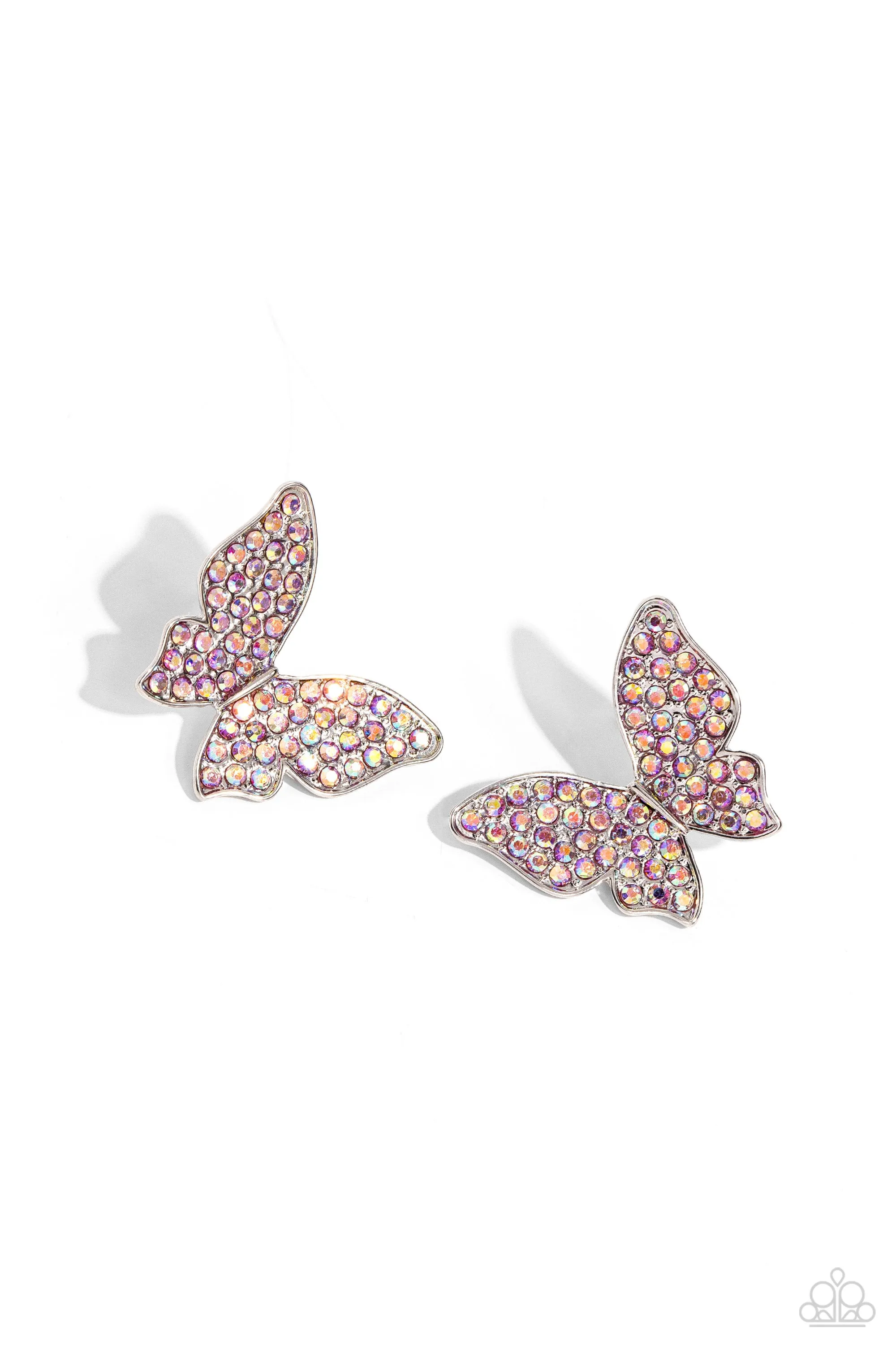 Paparazzi High Life Pink Post Earrings