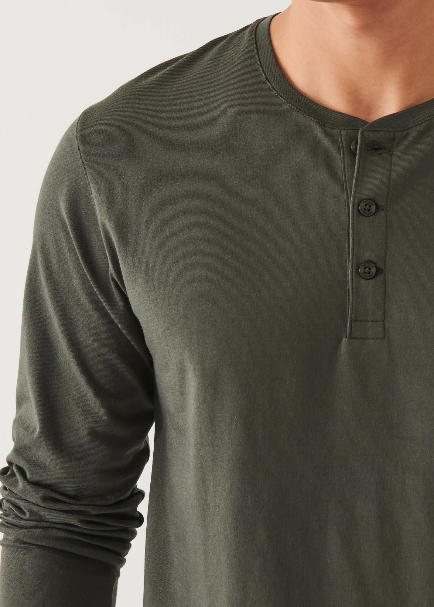 PIMA COTTON STRETCH HENLEY