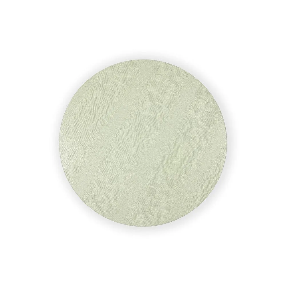 Round  Faux Lizard Placemat - 3 colors