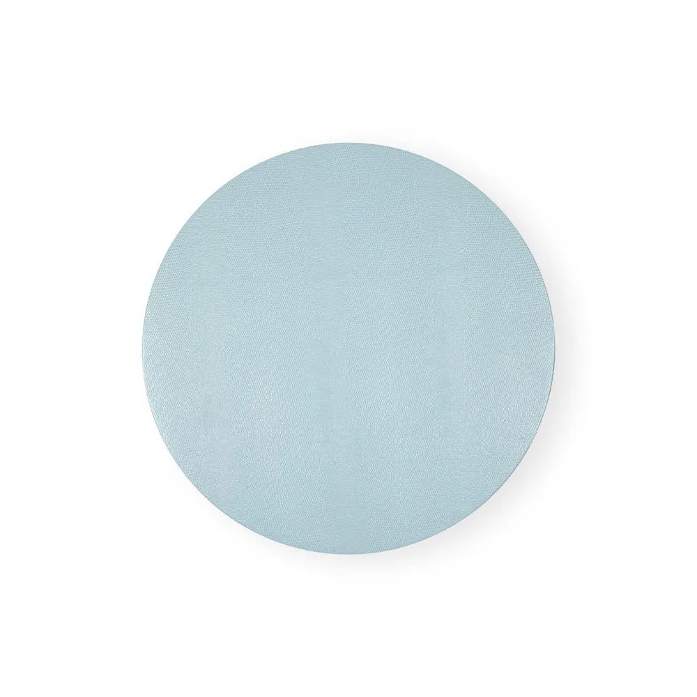 Round  Faux Lizard Placemat - 3 colors