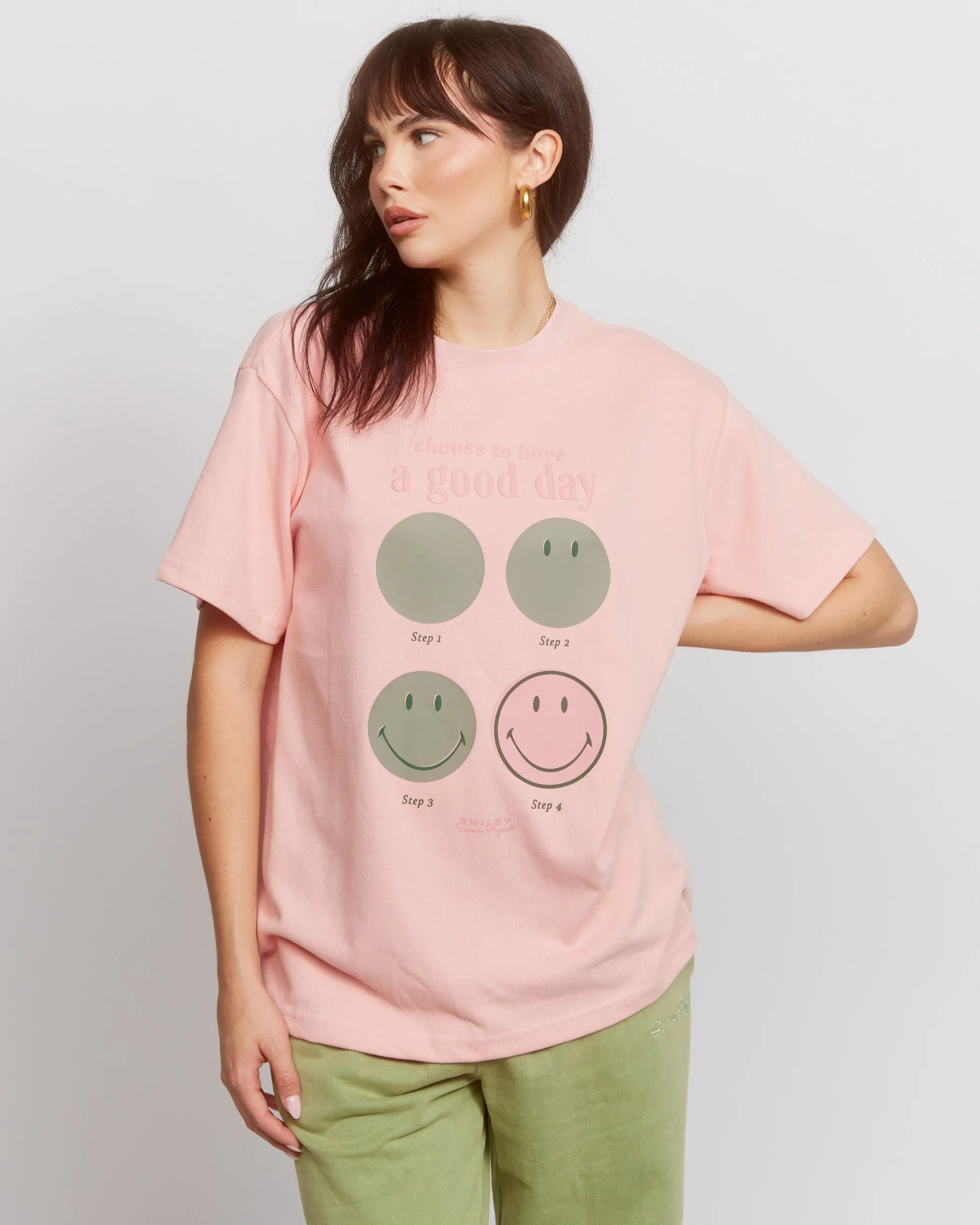 Samii Ryan Smiley Good Day Oversized Tee