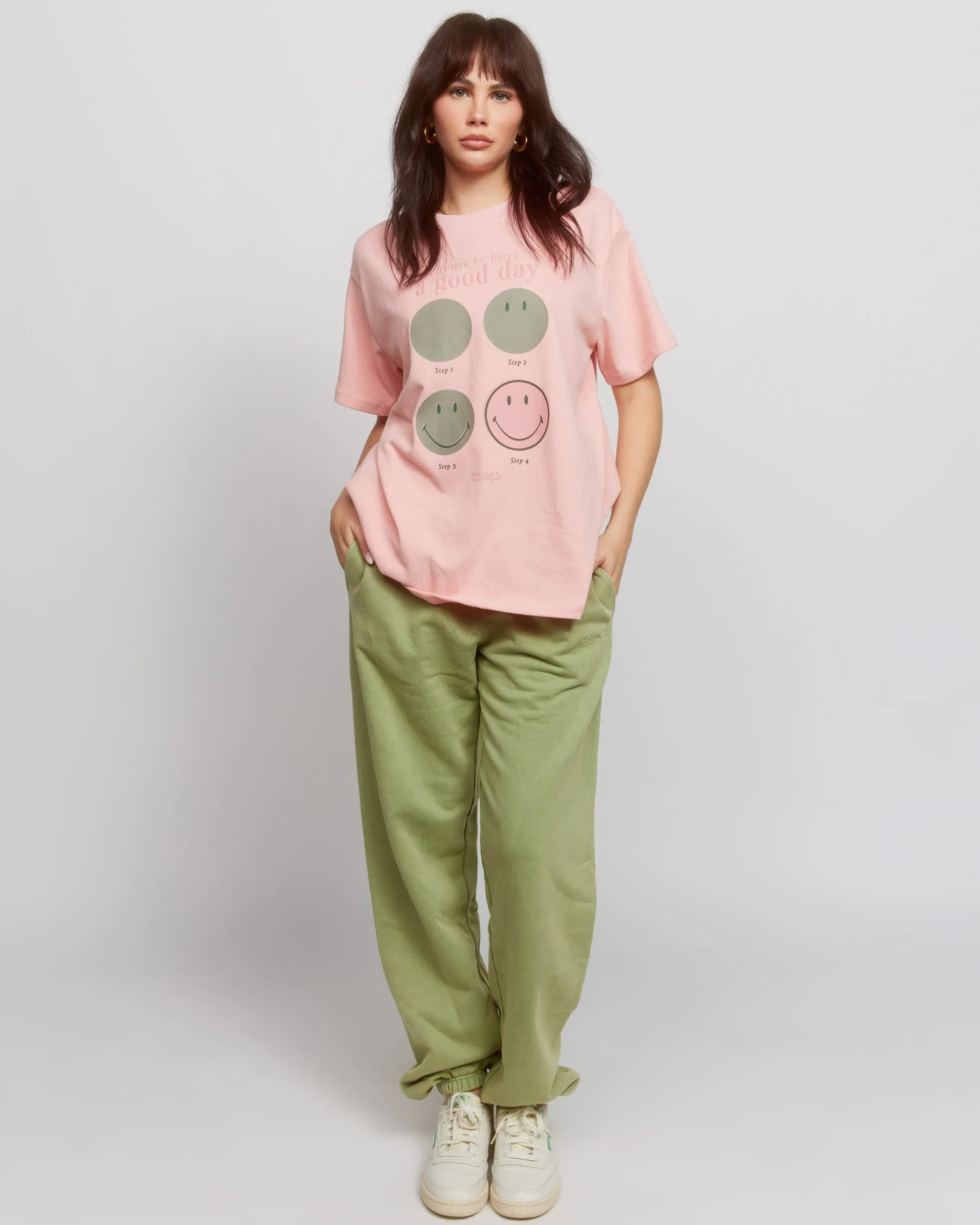 Samii Ryan Smiley Good Day Oversized Tee