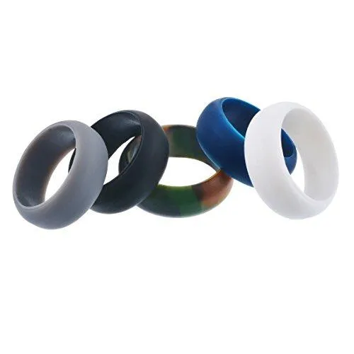 Silicone Wedding Ring For Men, Affordable Silicone Rubber Wedding Bands