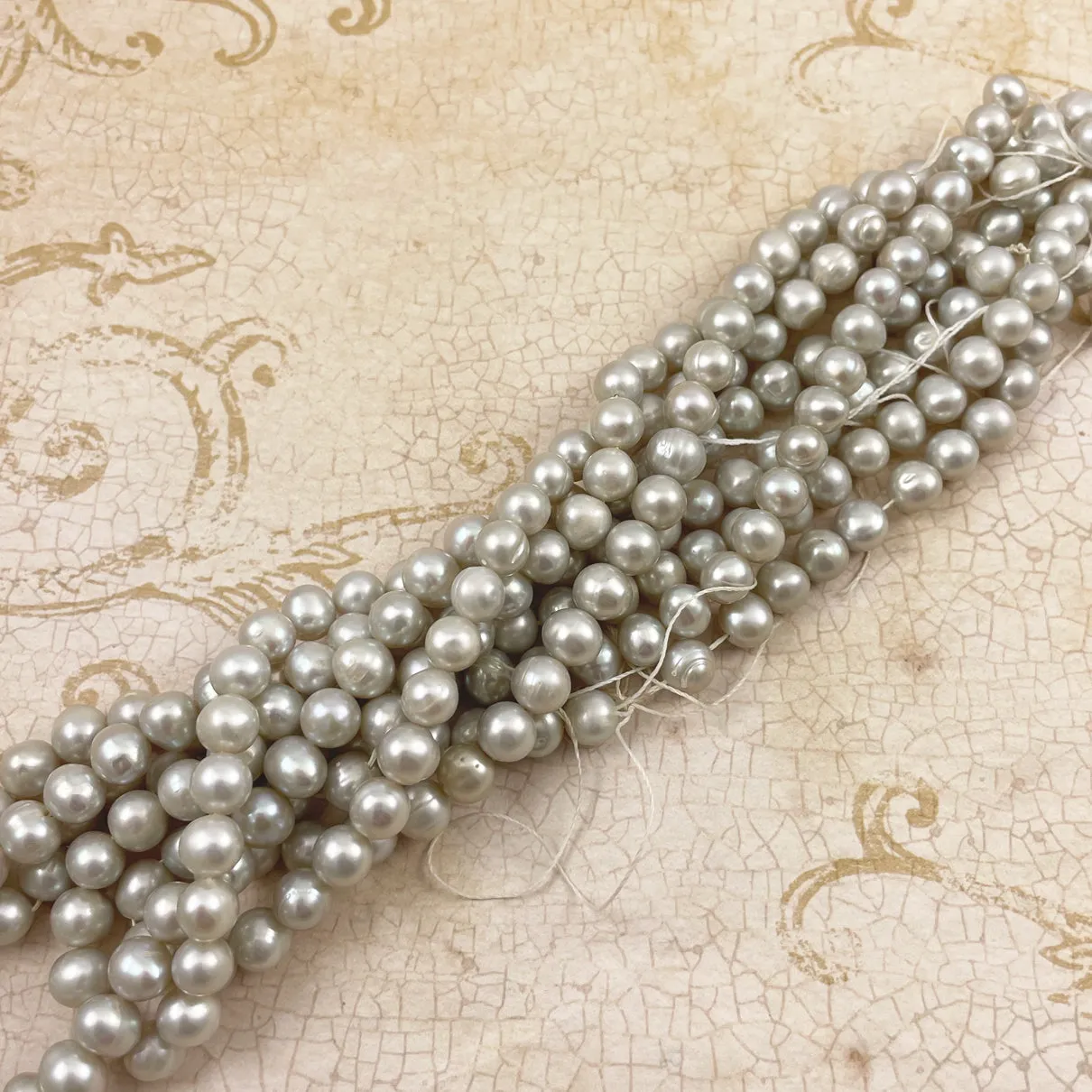 Silver Freshwater Pearls 7mm