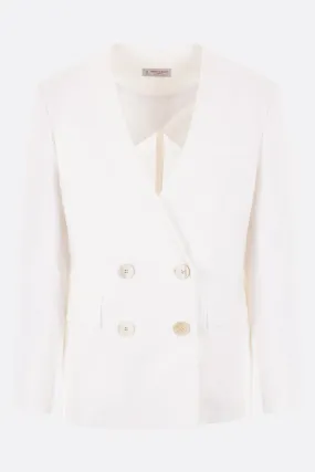 single-breasted cotton jacket