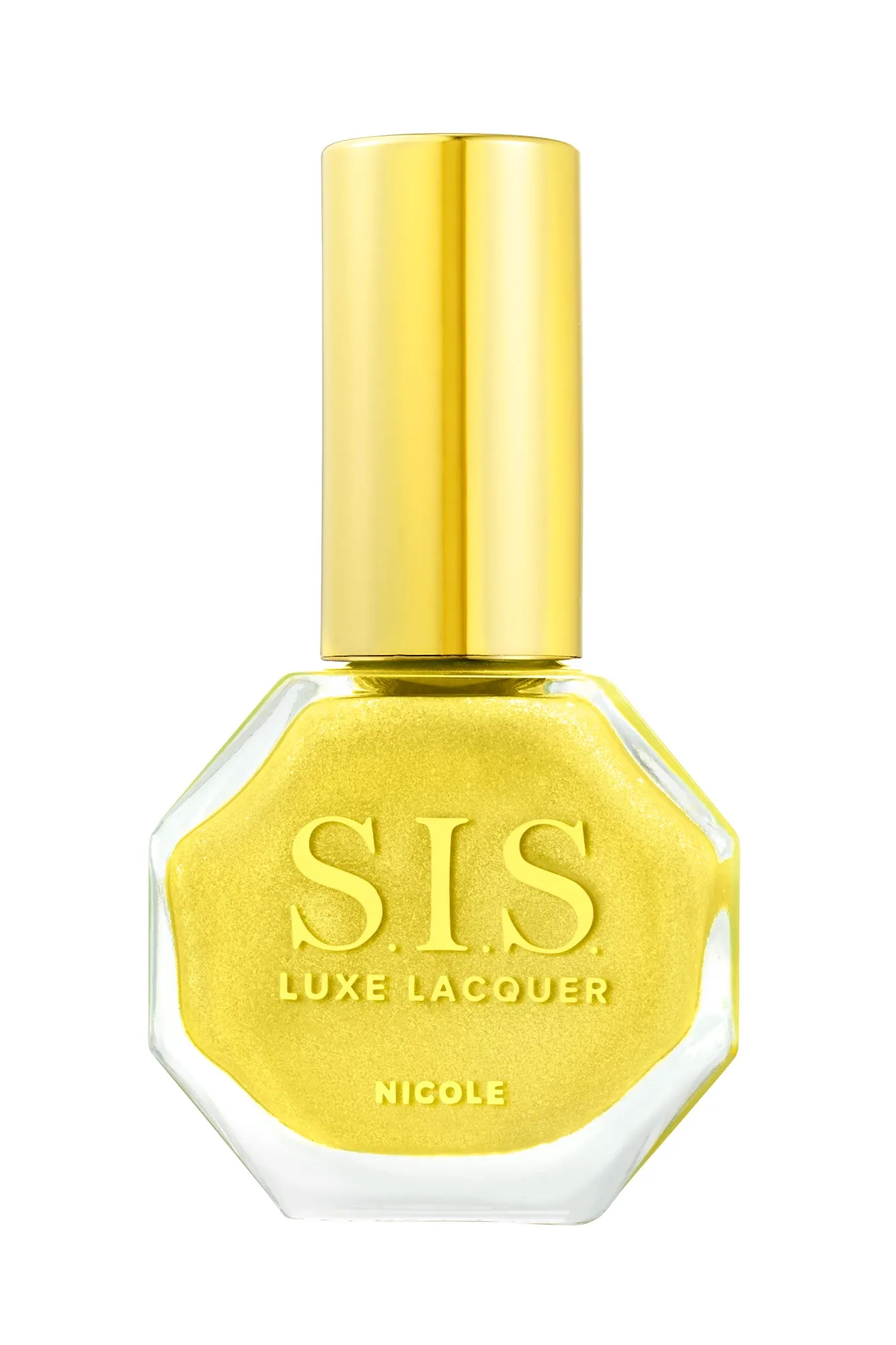 S.I.S LUXE LACQUER - NICOLE - LEMON YELLOW