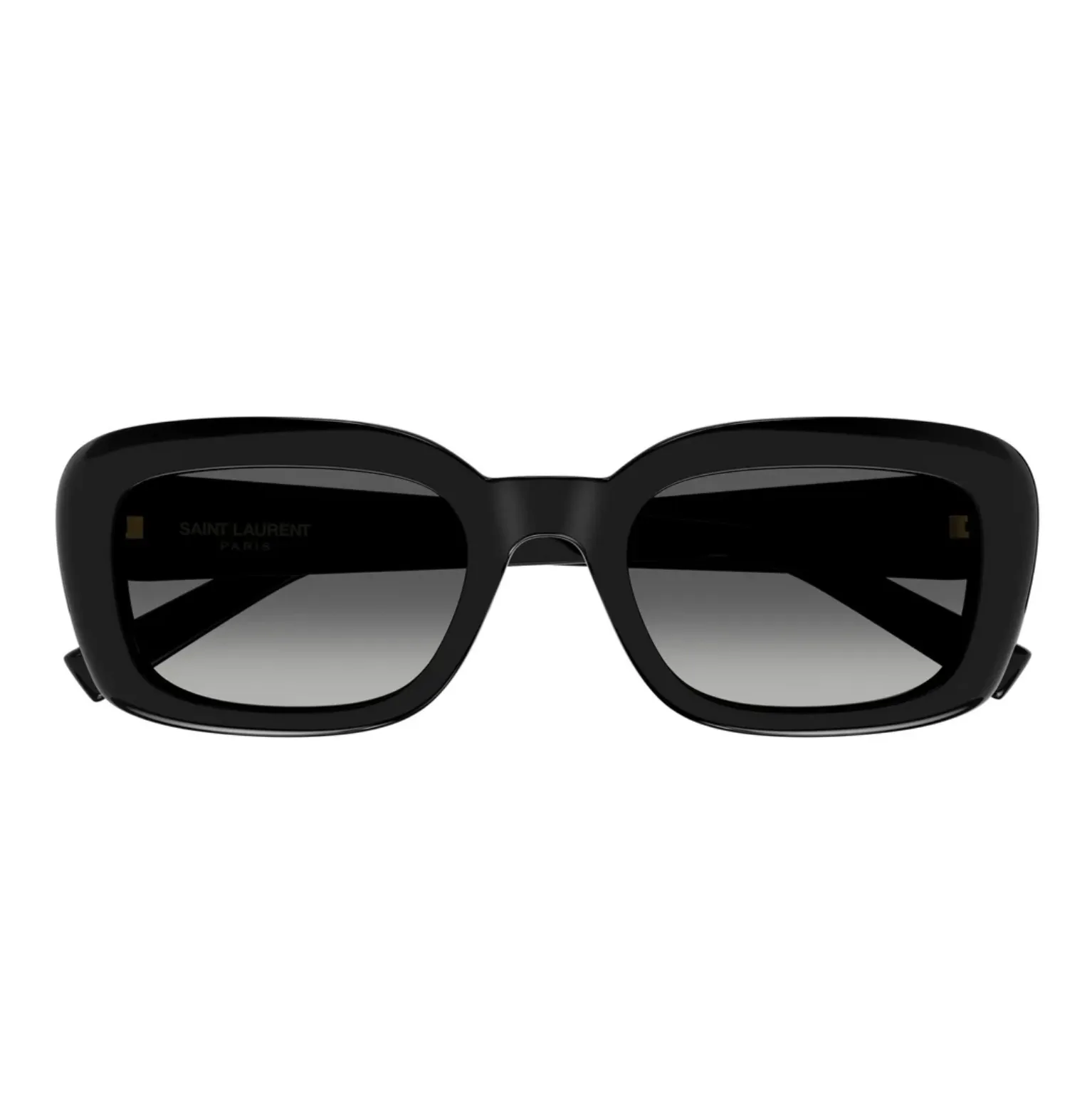 SLM130 RECTANGLE FRAME SUNGLASSES - BLACK