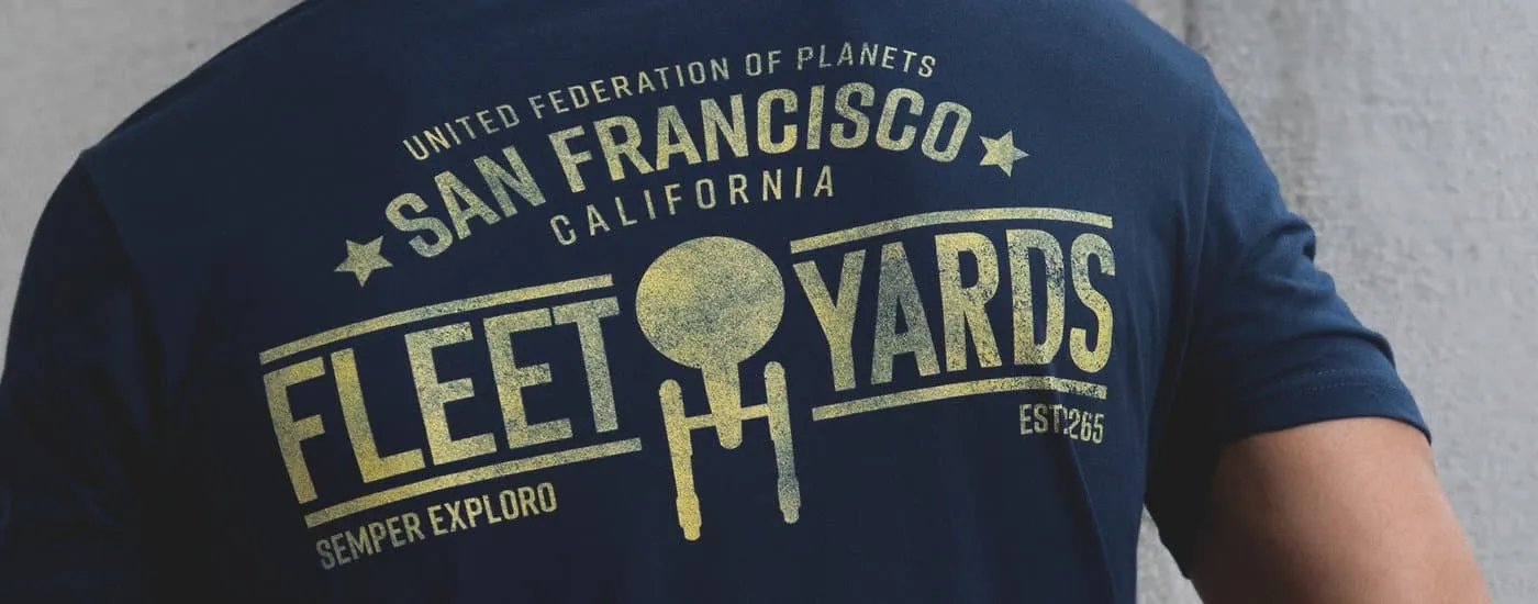 Star Trek Federation San Francisco Fleet Yards Navy Tee