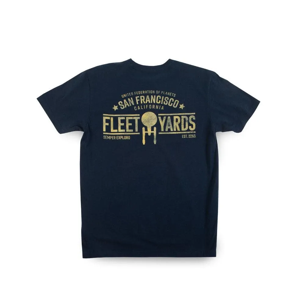 Star Trek Federation San Francisco Fleet Yards Navy Tee