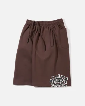 @Sun Jogger Shorts - Brown