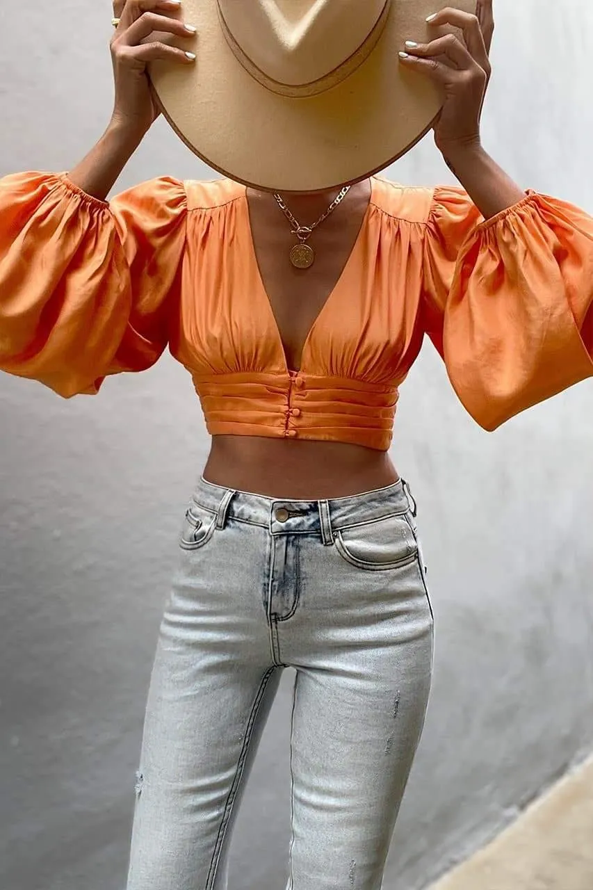 Talia Top - Orange