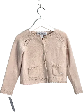 Tartine et Chocolat Pink Cashmere Knit Cardigan 3 Years