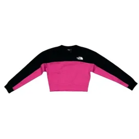 The North Face Girls Slacker Crew sweatshirt NF0A7R16B2C pink-black