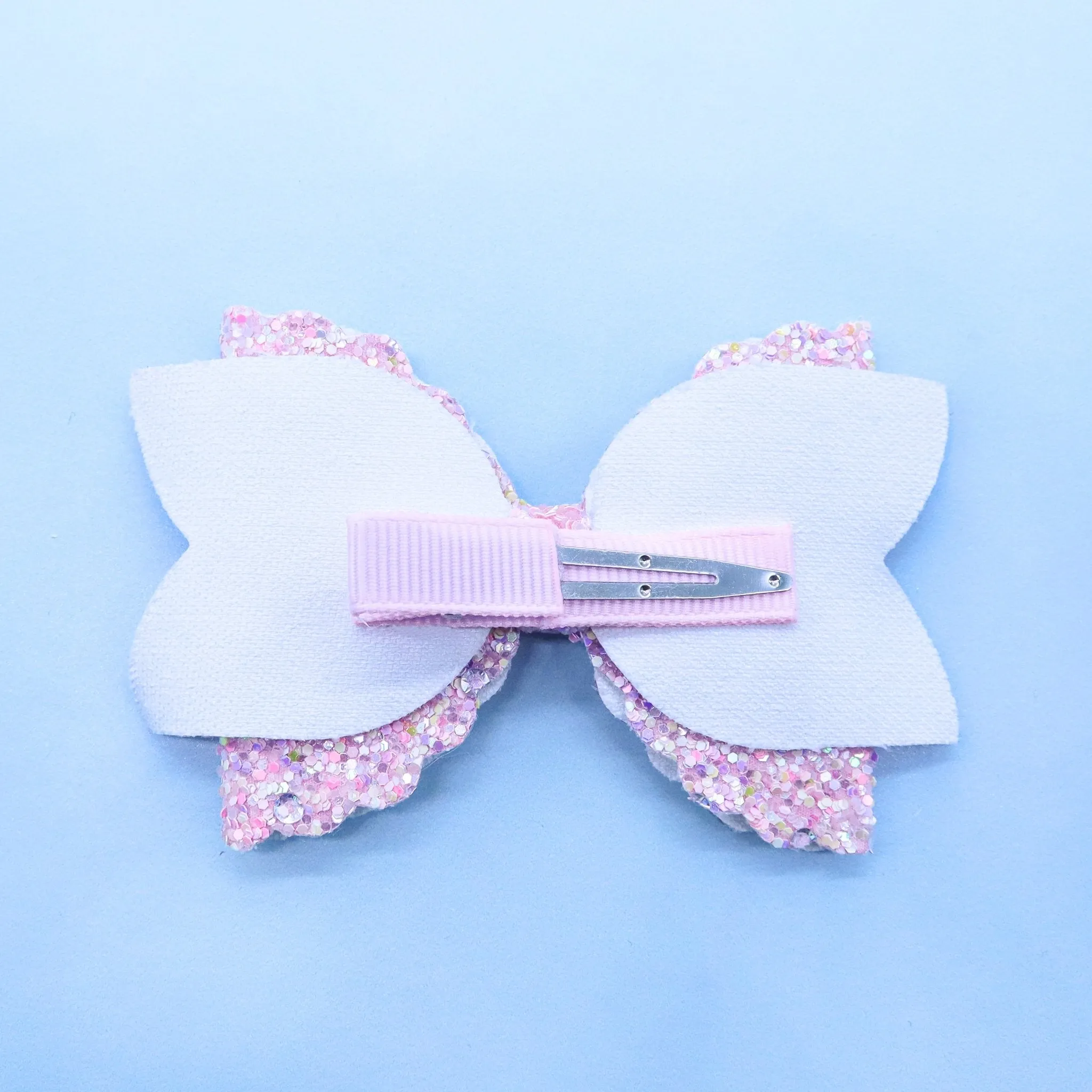 Triple Layer Heavy Glitter Hair Bow