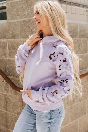 University Hoodie- Love Story Lilac