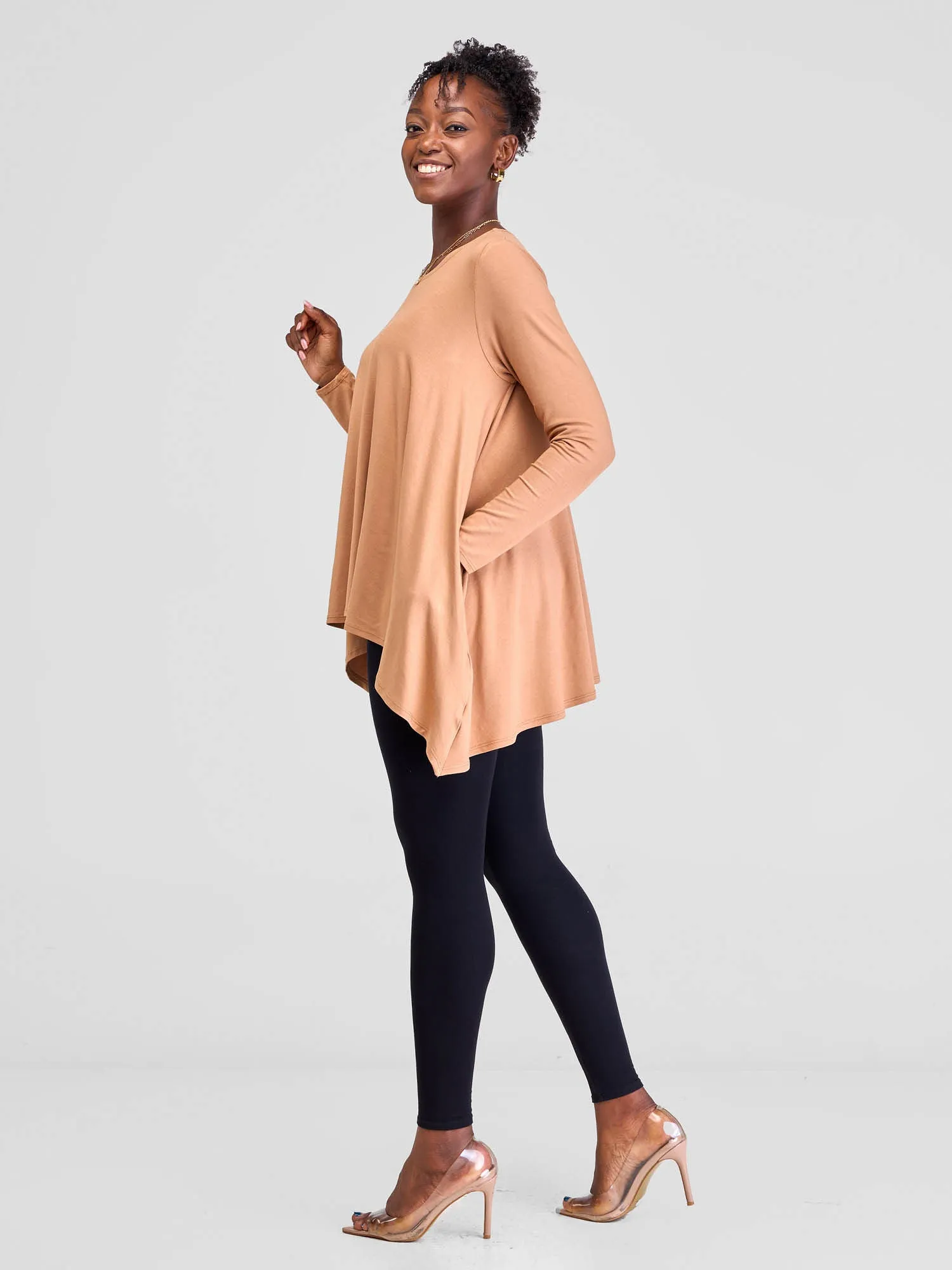 Vivo Basic Imelda Top - Tan