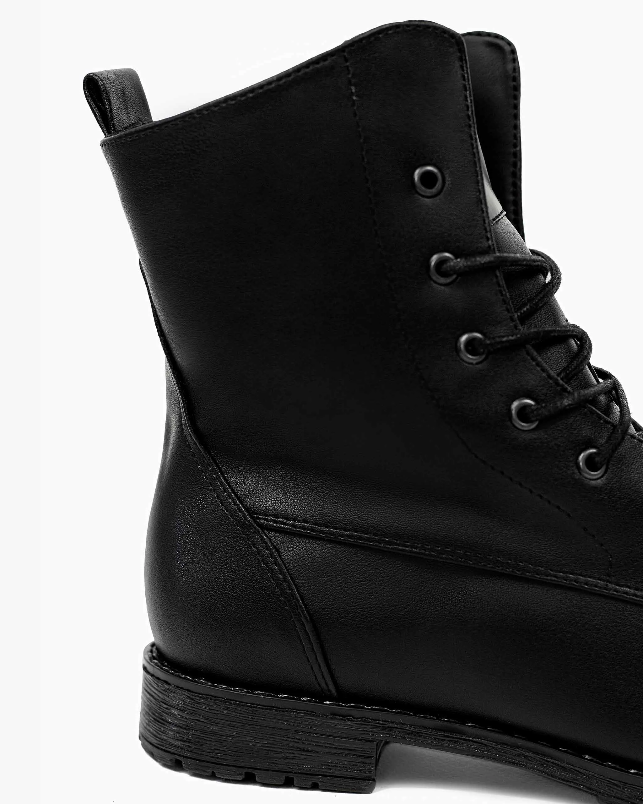 Workers No. 2 Desserto Cactus Leather Vegan Boots | Black