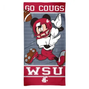 WSU Mickey Mouse Team Towel