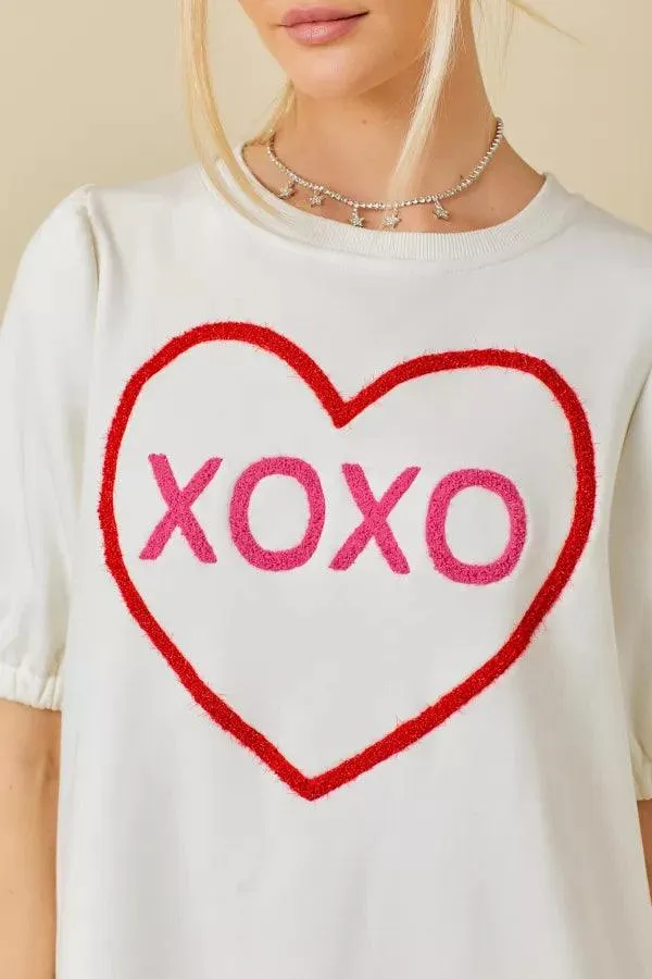 XOXO Valentine Fleece Dress