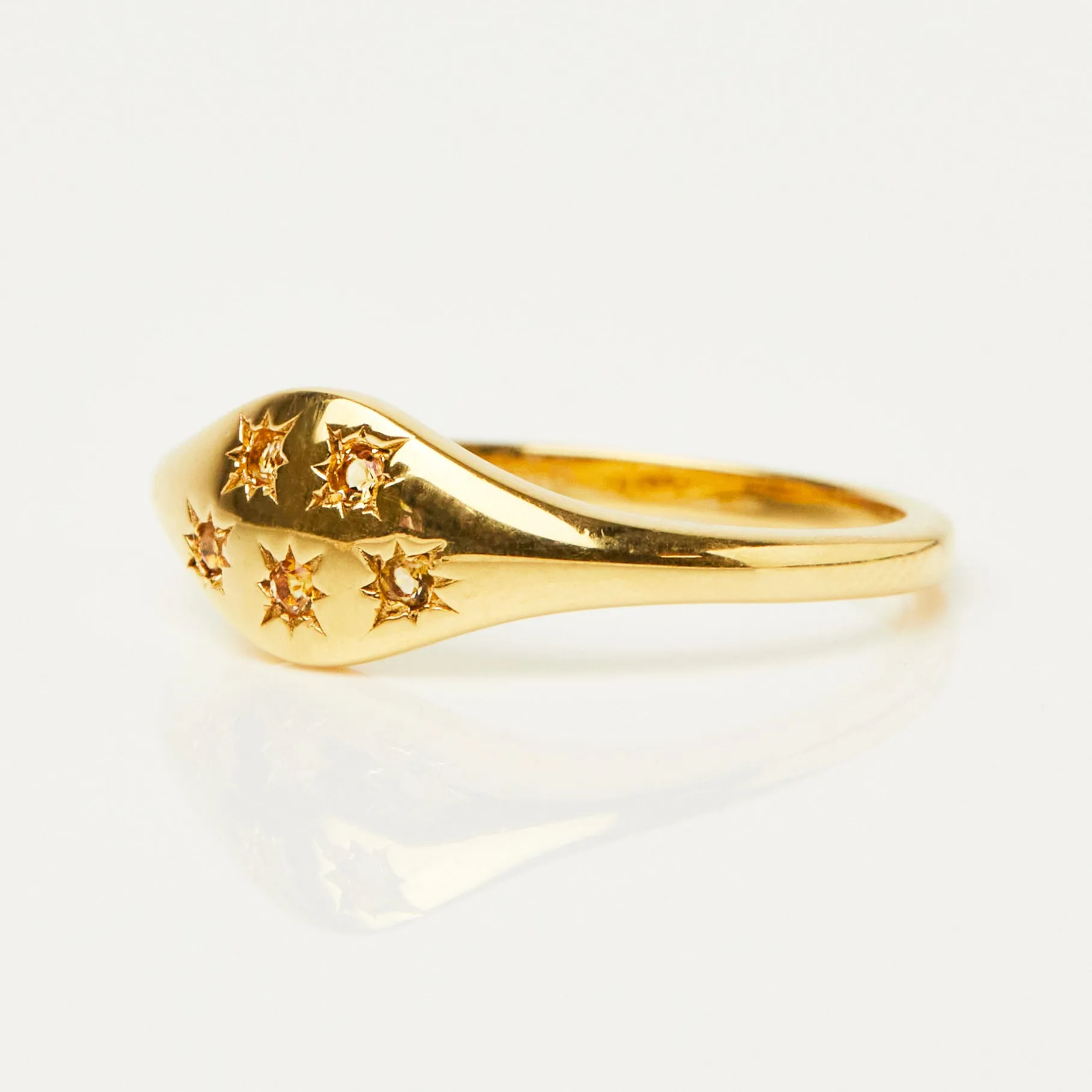 Zoe Sugg Success Intention Ring in Citrine