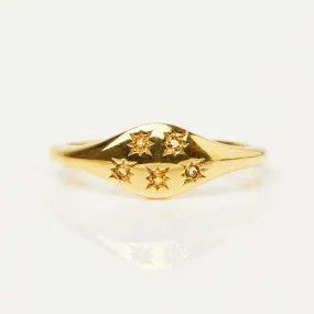 Zoe Sugg Success Intention Ring in Citrine